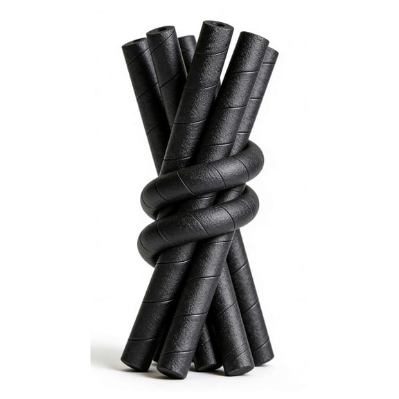 5Pcs Pipe Insulation Foam Tube, 15.7" Pre-Cut Pipe Protection, Multi-Purpose Pool Handle Cover for Water Pipe, Swimming Pool Rails, Door Handles, Metal Poles and Bed Ladders(Black)