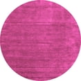 thumbnail image 1 of Ahgly Company Indoor Round Abstract Pink Contemporary Area Rugs, 5' Round, 1 of 4