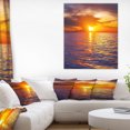 thumbnail image 1 of Beautiful Yellow Sky at Gloomy Beach, 1 of 1
