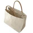 thumbnail image 1 of Women Tote Bag Large Capacity Solid Color Canvas Top Handle Bag Shoulder Bag, 1 of 8