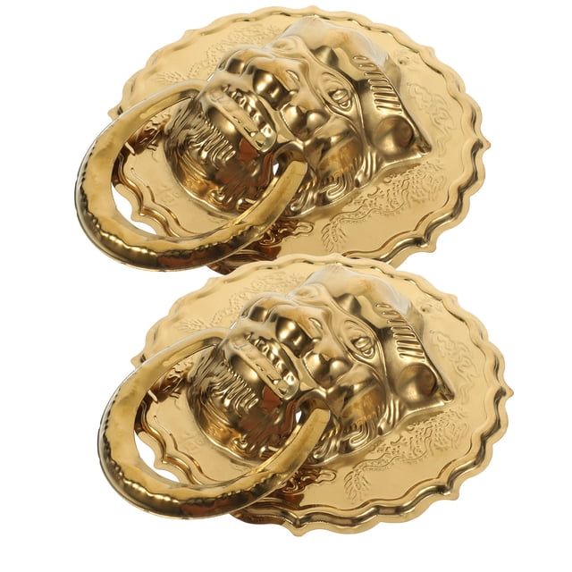 UPOUART 2Ud Manijas Para Puerta Con De Dorado Estilo Chino Retro Accesorios Para