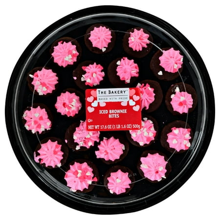 The Bakery Iced Brownie Bites, 17.6 oz