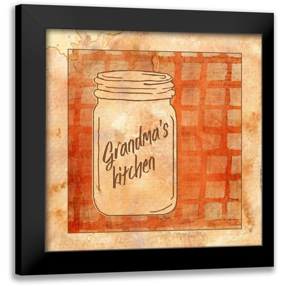 Murdock, Ramona 12x12 Black Modern Framed Museum Art Print Titled - Grandmas Kitchen