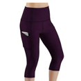 thumbnail image 1 of Women's Capri Yoga Pants with Pockets High Waisted Capris Workout Running Cropped Pants, 1 of 4