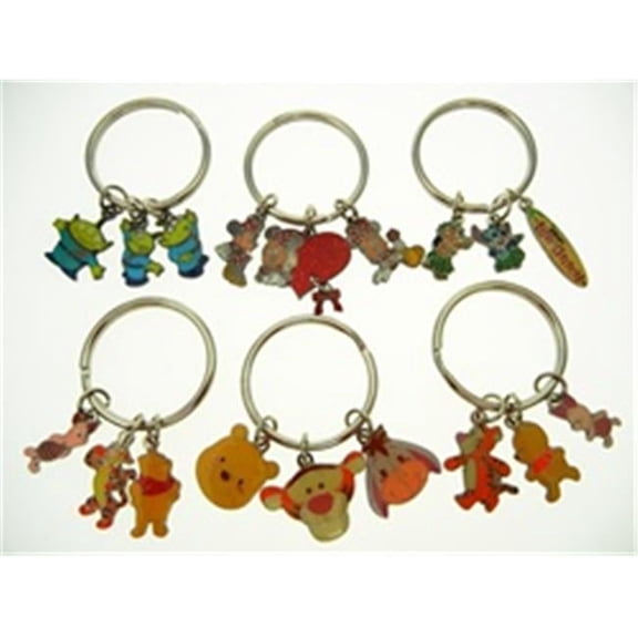 Disney Key chains Tigger Pooh Piglet Eeyore More