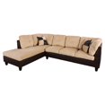 thumbnail image 1 of Star Home Living Corp Timmy Microfiber Fabric Left Facing Sectional in Beige, 1 of 2