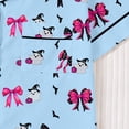 thumbnail image 6 of Elegyee 2 Piece Halloween Pajamas Girls Short Sleeve Top Shorts Sleepwear Pjs, Size 5-6, 6 of 8