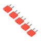 thumbnail image 5 of Conector Tipo Banana Doble, Conectividad Fuerte 5 Uds. Cabezal En Forma De Linterna De Latón Niquelado Conector Tipo Banana De 2 Vías J.20005 Para Equipos Electrónicos Para OTVIAP Rojo, 5 of 8
