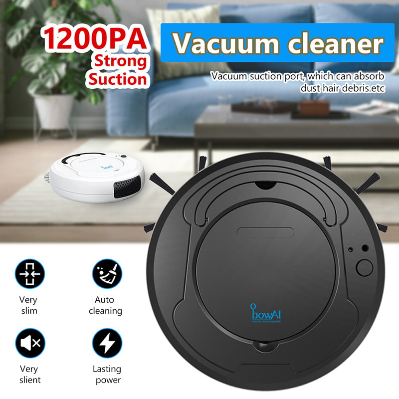 Household Intelligent Robot Vacuum Cleaner Sweeping and Mopping Robotic Vacuum Cleaning Dust and Pet Hair for All Floor Types 