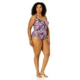 thumbnail image 3 of Women's Plus Size Paisley Parade V-Wire One Piece Swimsuit, 3 of 6