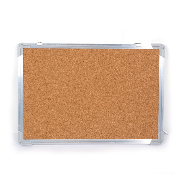 Tablero de corcho, marco de plástico, pizarra de enseñanza, tablero de madera blanda, pizarra grande colgante de madera blanda