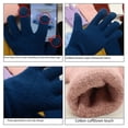 thumbnail image 3 of Guantes de invierno de punto con pantalla táctil para hombre y mujer, con forro polar, gruesos y cálidos, para montar a caballo, 3 of 5