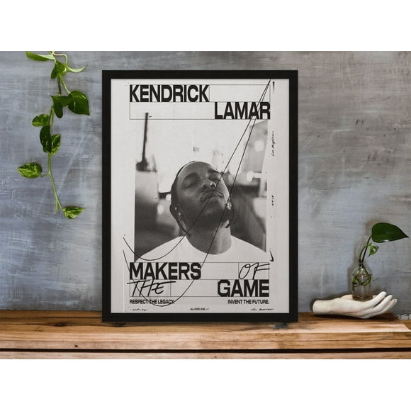 Kendrick Lamar Poster, Black And White Poster