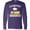 Purple, variant on Inktastic Congrats My Daddy Graduated with cap Long Sleeve T-Shirt