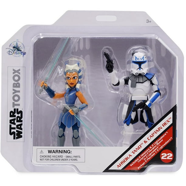 Star Wars Toybox Ahsoka Tano Captain Rex Action Figure 2 Pack