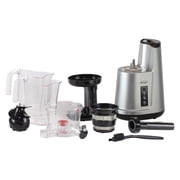 Omega Cold Press 365 Compact Masticating Vertical Juicer, 120W Low-Speed 3-Stage Auger, in Silver (JC3000SV13)