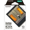 thumbnail image 2 of FUJIFILM INSTAX SQUARE Black Instant Film (20 Exposures) + Microfiber Cleaning Cloth, 2 of 4