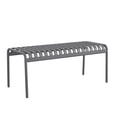 thumbnail image 6 of Novogratz Poolside Gossip, Ola All-Steel Table and Bench Set, Charcoal, 6 of 6