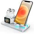 thumbnail image 1 of axGear Support de Charge 3 en 1 Station de Charge Rotative QI Sans Fil, 1 of 5
