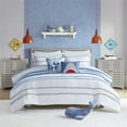 thumbnail image 2 of Urban Habitat Kids Cotton Comforter Set with Chenille Trims in Blue, 2 of 15