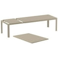 thumbnail image 4 of Compamia Sky Pro Extendable Dining Set 11 Piece Taupe-Taupe, 4 of 5