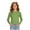 Green, variant on Faraee Toddler Girls Ribbed Long Sleeve Shirts 5t 6t 7t Stretchy Crew Neck Basic Tee Tops Kids Solid Color Soft Slim Fit Casual Blouse