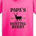 thumbnail image 4 of Inktastic Papa Hunting Buddy Bow Hunter Youth T-Shirt, 4 of 5