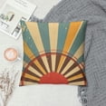 thumbnail image 2 of Throw Pillow Covers Vintage Sun Pillow Covers of Retro Sunset Throw Pillows Decorative Pillow Cases Cushion Covers for Bedroom Livingroom Sofa, 2 of 5