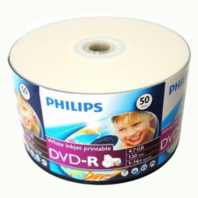 50 Pack Philips Blank Dvd R Dvdr Walmart Com Walmart Com
