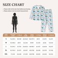 thumbnail image 4 of Sikiie Turtles And Goldfish Women's Long-Sleeve Shirt and Full-Length Bottom Pajama Set (s-xxl)-X-Large, 4 of 7