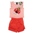 thumbnail image 1 of Just Love Two Piece Girls Shorts Set (Red Bug, 2T), 1 of 3