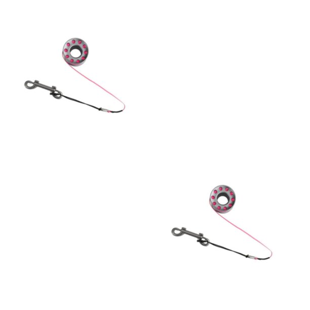 Soidarity Carrete ligero para buceo con dedo, fácil de localizar y portátil para un fácil carrete de buceo hecho de Metal Type2 NO2