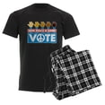 thumbnail image 6 of CafePress - Vote Peace Men's Dark Pajamas - Men's Dark Loose Fit Cotton Pajama Set, 6 of 7