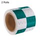 thumbnail image 3 of Cinta Reflectante Uxcell, 2 Rollos de 10 pies x 2 pulgadas, Cinta Adhesiva de Alta Visibilidad para Seguridad, Reflector Cuadrado Verde Blanco, 3 of 6