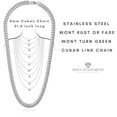 thumbnail image 3 of Soul Statement Cuban Chain Promise Necklace for Men - Durable Stainless Steel, Meaningful I Love You Card with Bible Verse, Anniversary Keepsake Gift Box (To My Husband, Silver), 3 of 10