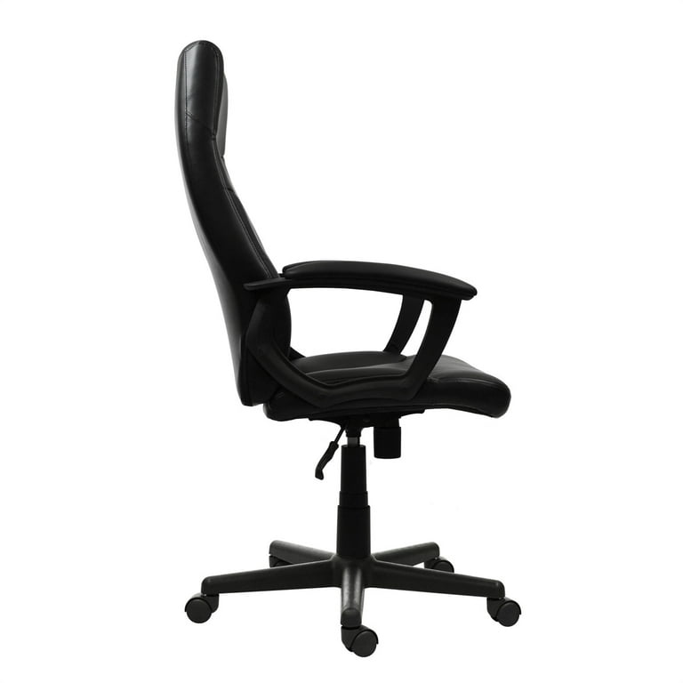 Medium Back Executive Chair with Curved Ergonomic Back and Armrest Adjustable Swivel Gaming Chair Simple and Classical Convenient to Use Easy