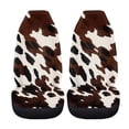 thumbnail image 5 of XYZCANDO 2 Piece Car Seat Covers Front Seats for SUV Front Seats Car Front Seat Cover Soft Washable, Truck Vehicle Van Front Seats Protector, Cow Print, 5 of 10