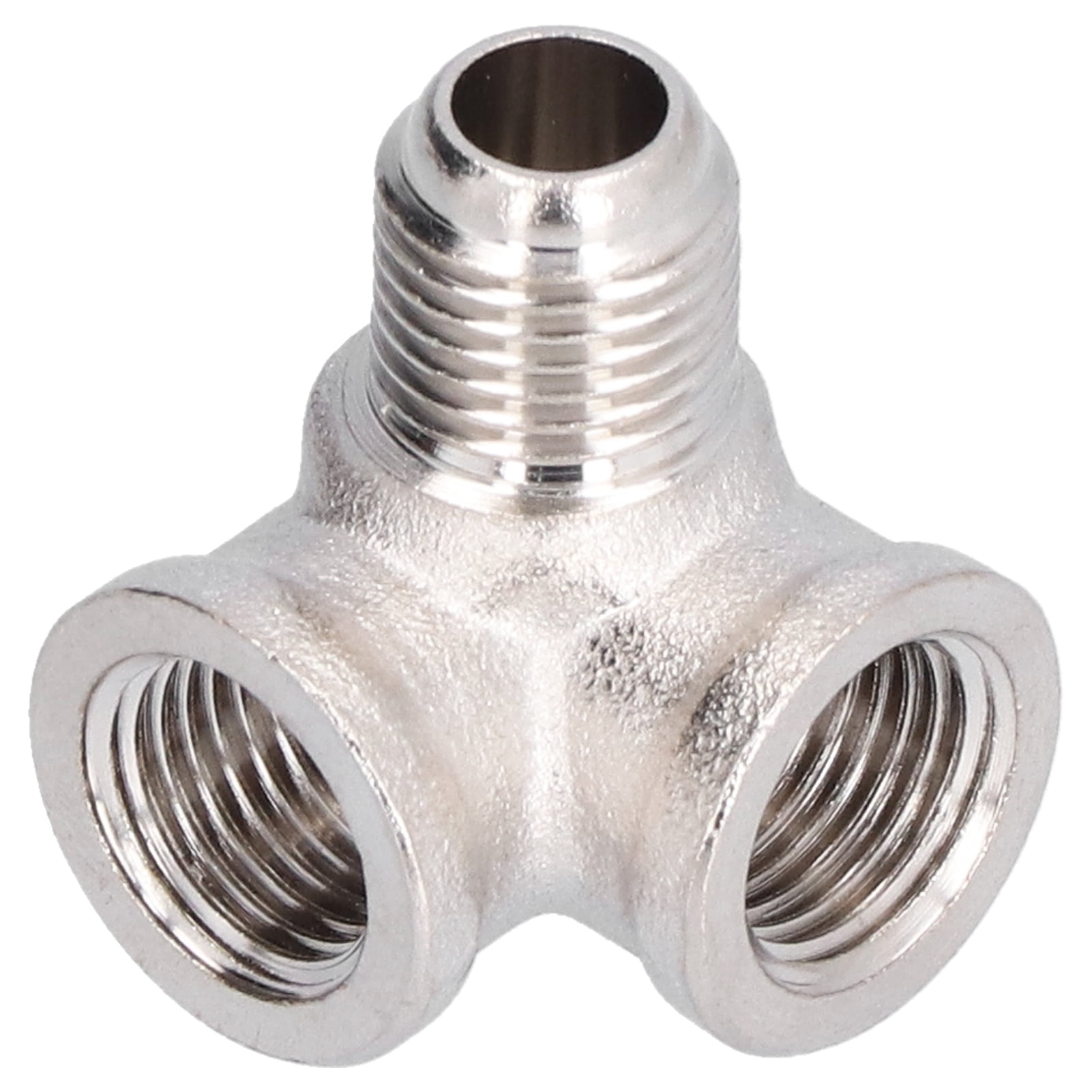 Tee Connector, Brass Good Tightness 3 Way Pipe Fitting For Inverter Air