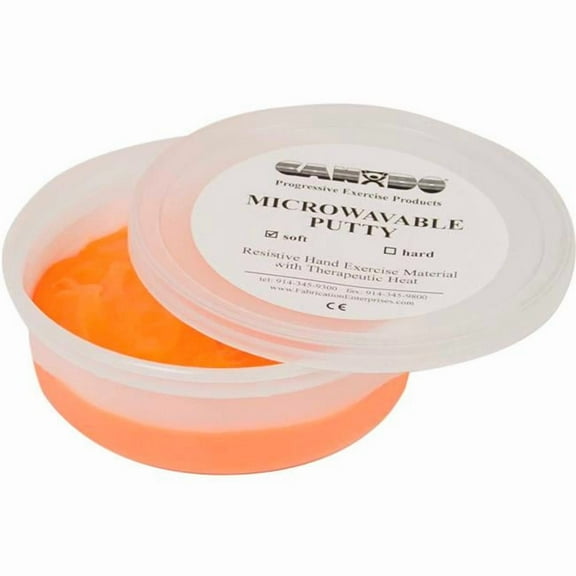 Fabrication B2176995 Theraputty Microwaveable Exercise Putty - Soft - Orange - 4 oz