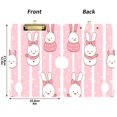 thumbnail image 3 of 12.5x9 Inch Acrylic Clipboard with Metal Clip – Single-Sided Print & Retractable Hook，Snowman, 3 of 8