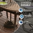 thumbnail image 4 of US Weight Durable 50 Pound Umbrella Base Designed to be Used with a Patio Table (Bronze), 4 of 5