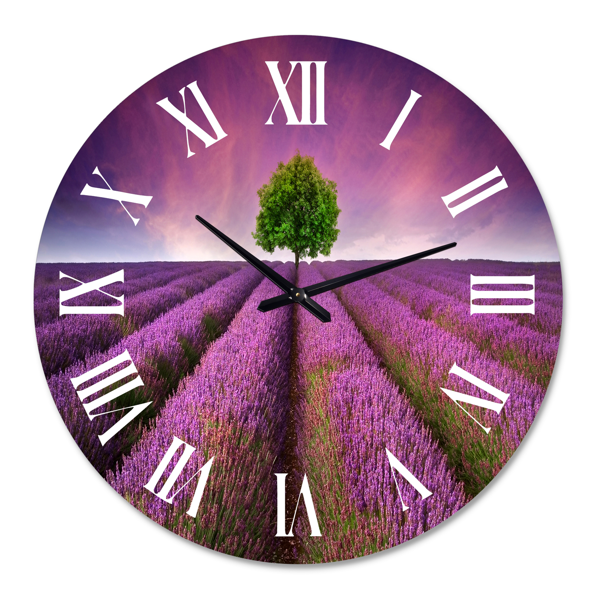 Designart 1 in Farmhouse Wall Clock