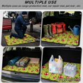 thumbnail image 3 of Qpednta Cute Cherry Trunk Liner 29"x39" All Weather Cargo Mat for SUV, Polyester Carpet Non-Slip Backing Machine Washable Rear Cargo Protector Universal Fits Sedan Truck, 3 of 7