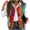 #0289-Orange, variant on Pounoo Plus Size Fleece Flannel Plaid Vest Tops for Women Button Up Sleeveless Winter Coats Plush Outerwear Jacket with Pockets
