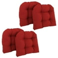 thumbnail image 2 of Blazing Needles  19-inch U-shaped Indoor Chair Cushions (Set of 4), 2 of 5