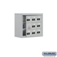 thumbnail image 1 of SalsburyIndustries 19138-09ASC Cell Phone Storage Locker With Front Access Panel - 3 Door High Unit, Aluminum, 1 of 1
