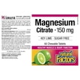 thumbnail image 6 of Natural Factors Magnesium Citrate Chewables 150mg Key Lime Flavor- 60 Chews, 6 of 8