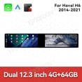 thumbnail image 3 of TPXINXIN Dual 12.3 inch Screen Car Radio For Haval H6 2014-2021 Android GPS Navigation Multimedia Video Player Stereo Receiver Head Unit, 3 of 15