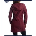 thumbnail image 3 of Chaqueta soft shell ligera Reebok para mujer, color borgoña, con forro polar, 3 of 7