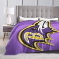 thumbnail image 3 of Manta de microfibra ultrasuave Baltimore Ravens, manta de microfibra de lujo para todas las estaciones, cálida para cama, sofá y viajes., 3 of 5